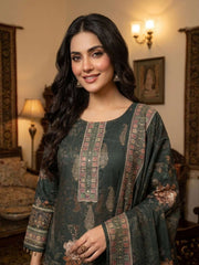 Women Floral Printed Regular Mirror Work Kurta with Trousers & With Dupatta
