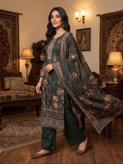 Women Floral Printed Regular Mirror Work Kurta with Trousers & With Dupatta