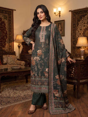 Women Floral Printed Regular Mirror Work Kurta with Trousers & With Dupatta