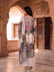 Women Ethnic Motifs Printed Regular Mirror Work Kurta with Trousers & With Dupatta