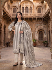 Women Printed Regular Kurta with Trousers & With Dupatta