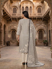 Women Printed Regular Kurta with Trousers & With Dupatta