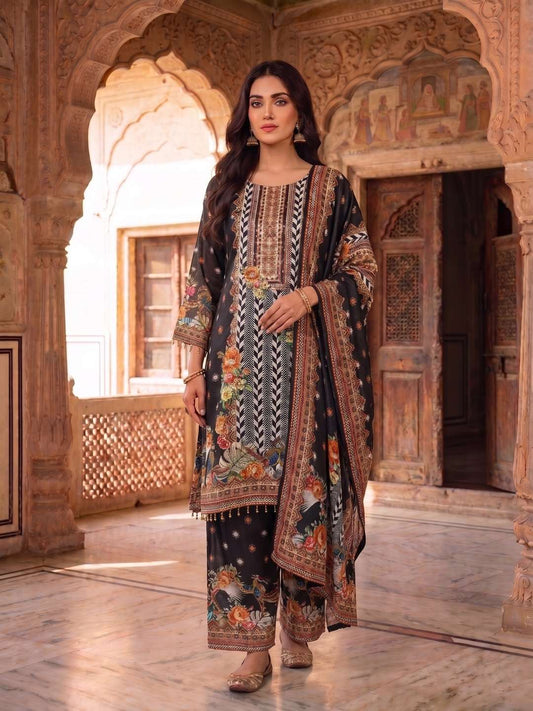 Women Ethnic Motifs Printed Regular Mirror Work Kurta with Trousers & With Dupatta