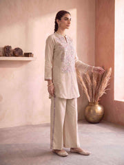 Embroidered Tunic with Palazzos