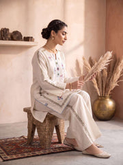 Bohemian Embroidered Tunic with Palazzos