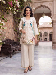 Grandeur & Majestic Artwork Embroidered Tunic with Palazzos