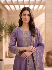 Women Embroidered Thread Work Grandeur & Majestic Artwork Anarkali Kurta