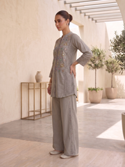 Embellished Tunic with Palazzos