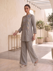 Embellished Tunic with Palazzos