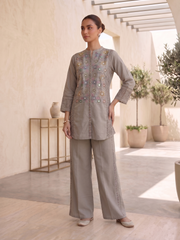 Embellished Tunic with Palazzos