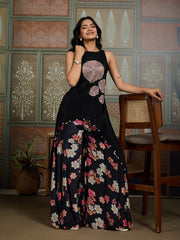 Embellished Tunic with Palazzos