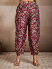 Printed Top With Palazzos Co-Ords