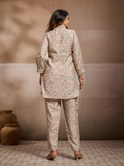 Printed Top With Trousers Co-Ords