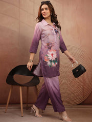 Women Floral Printed Top with Palazzo Set