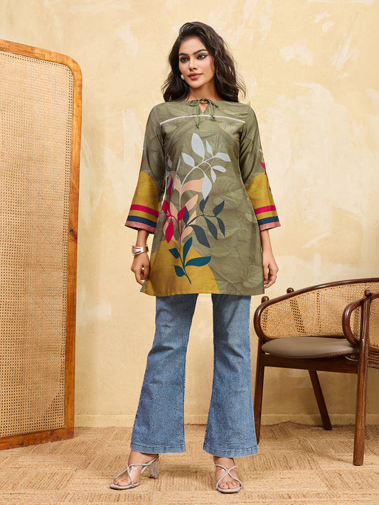 Botanical Printed Kurti