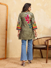 Botanical Printed Kurti