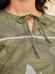Botanical Printed Kurti