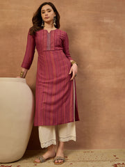 Women Ethnic Motifs Printed Sequinned Kurta