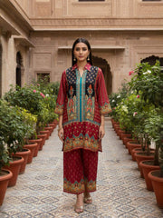Printed Top with Palazzos