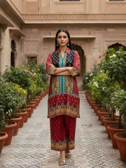 Printed Top with Palazzos