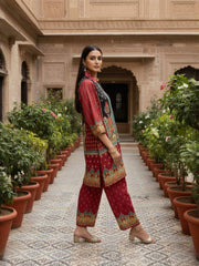 Printed Top with Palazzos