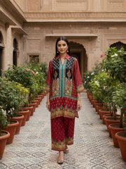 Printed Top with Palazzos