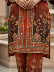 Floral Printed Top with Palazzos