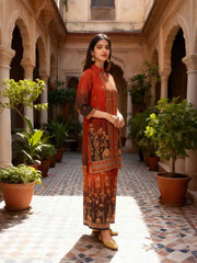 Floral Printed Top with Palazzos