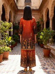 Floral Printed Top with Palazzos