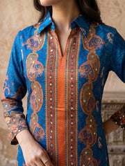 Printed Top with Palazzos