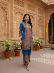 Printed Top with Palazzos