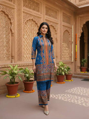 Printed Top with Palazzos