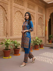 Printed Top with Palazzos