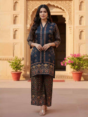 Floral Printed Top with Palazzos