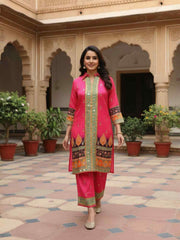 Floral Printed Top with Palazzos
