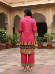 Floral Printed Top with Palazzos