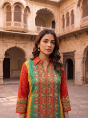 Printed Tunic with Trousers