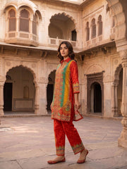 Printed Tunic with Trousers