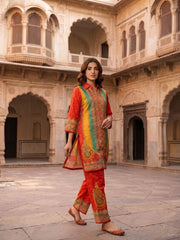 Printed Tunic with Trousers