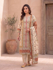 Women Floral Printed Regular Pure Cotton Kurta with Trousers & With Dupatta