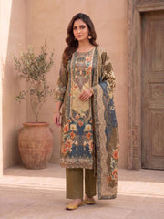 Women Floral Printed Regular Pure Cotton Kurta with Trousers & With Dupatta