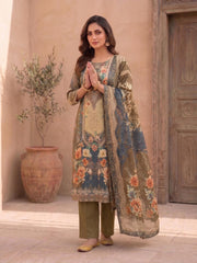 Women Floral Printed Regular Pure Cotton Kurta with Trousers & With Dupatta