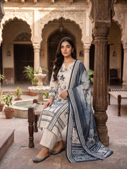 Women Floral Printed Regular Pure Cotton Kurta with Trousers & With Dupatta