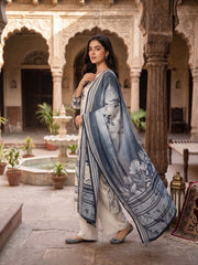 Women Floral Printed Regular Pure Cotton Kurta with Trousers & With Dupatta