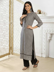 Women Embroidered Thread Work Lace Frills Bows and Ruffles Kurta