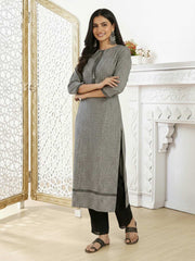 Women Embroidered Thread Work Lace Frills Bows and Ruffles Kurta