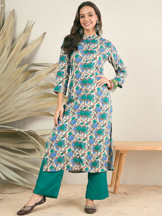 Women Floral Printed Floral Kurta