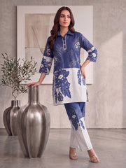 Linen Printed Top with Palazzos
