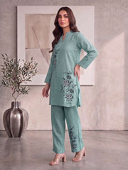 Floral Linen Printed Tunic with Trousers