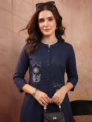 Women Embroidered Thread Work Kurta